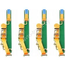 Стяжной ремень Rydwan с тремя повортными крюками, дл. 3 м. Стяжной ремень Rydwan с тремя повортными крюками, дл. 3 м.